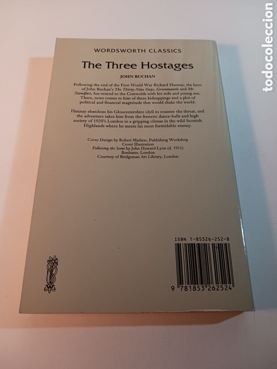 Libros de segunda mano: The three hostages John Buchan Ingl&eacute;s 1995 - Foto 2