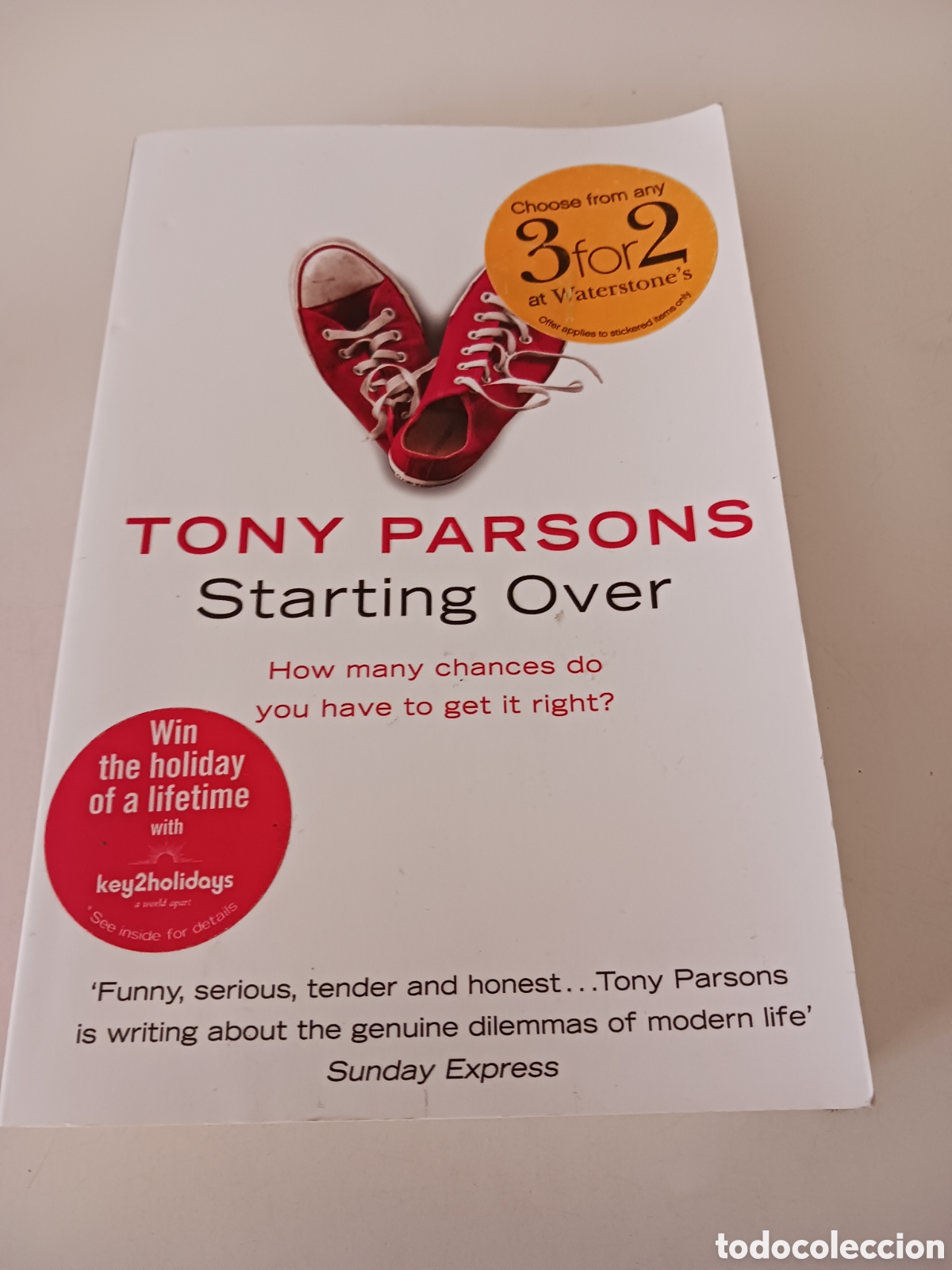 Libros de segunda mano: Starting over, Tony Parsons, 2009 ingl&eacute;s. Ref E1 - Foto 1