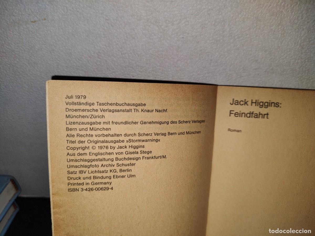 Libros de segunda mano: 57- ALEM&Aacute;N. FEINDFAHRT - JACK HIGGINS - Foto 4