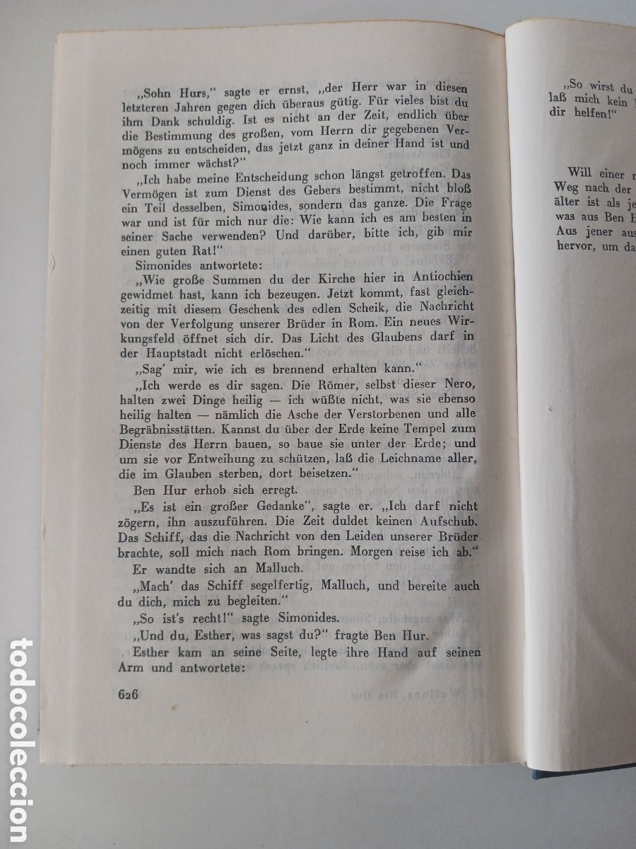 Libros de segunda mano: Ben Hur L. Wallace alem&aacute;n - Foto 4