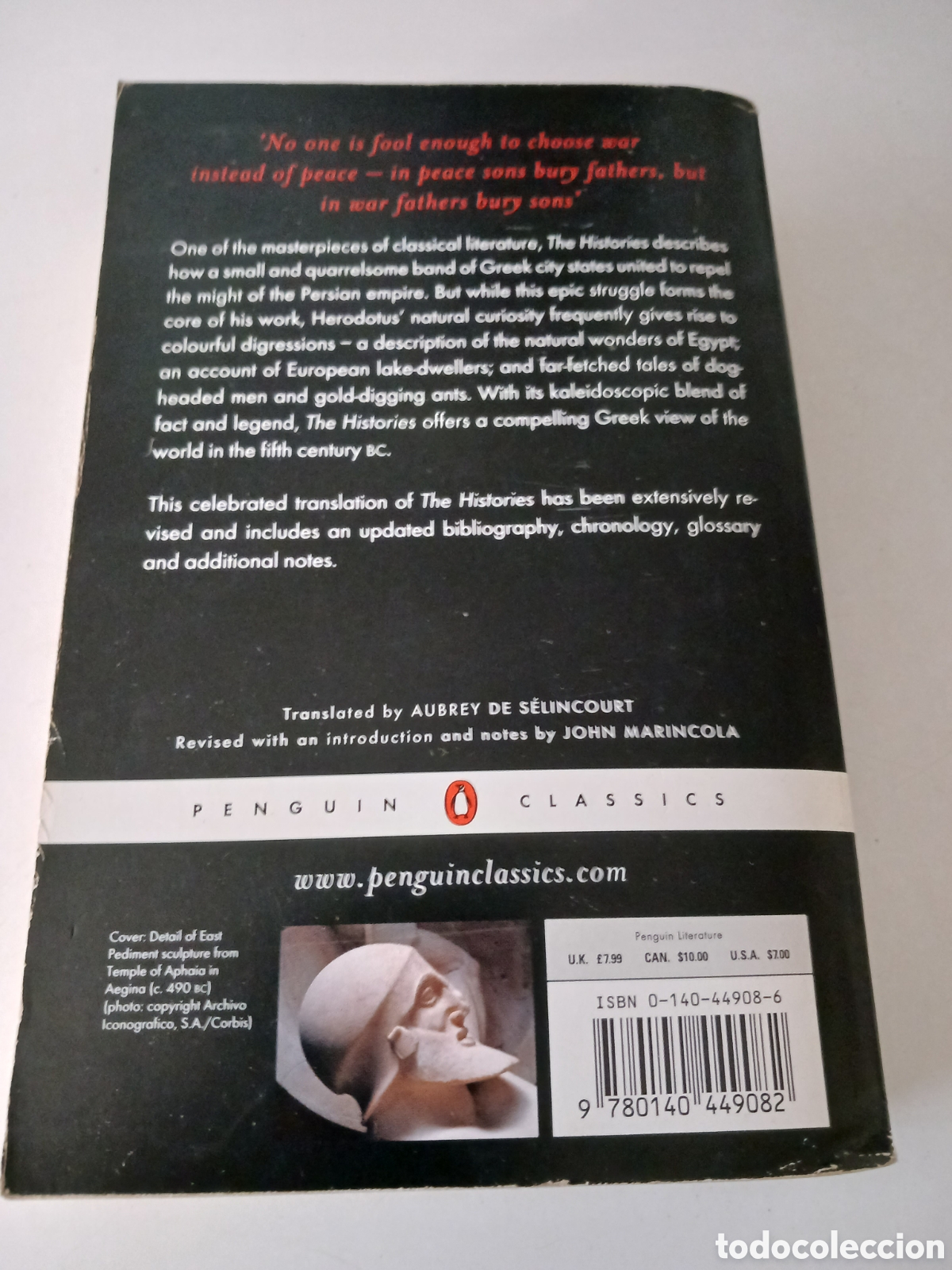 Libros de segunda mano: The Histories, Herodotus 2003 ingl&eacute;s - Foto 4
