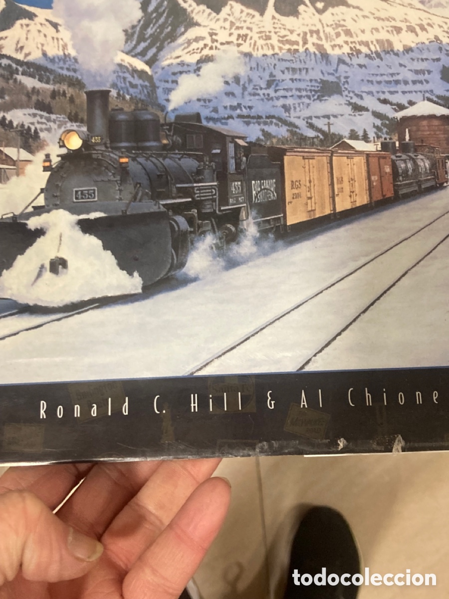 Libros de segunda mano: Magnifico libro de tem&aacute;tica de trenes, en ingl&eacute;s - Foto 3