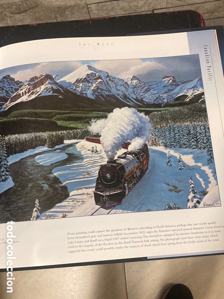 Libros de segunda mano: Magnifico libro de tem&aacute;tica de trenes, en ingl&eacute;s - Foto 5
