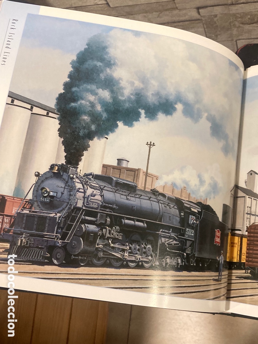 Libros de segunda mano: Magnifico libro de tem&aacute;tica de trenes, en ingl&eacute;s - Foto 8