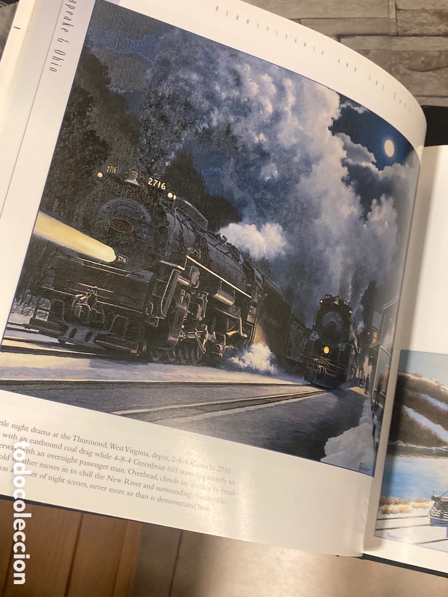 Libros de segunda mano: Magnifico libro de tem&aacute;tica de trenes, en ingl&eacute;s - Foto 10