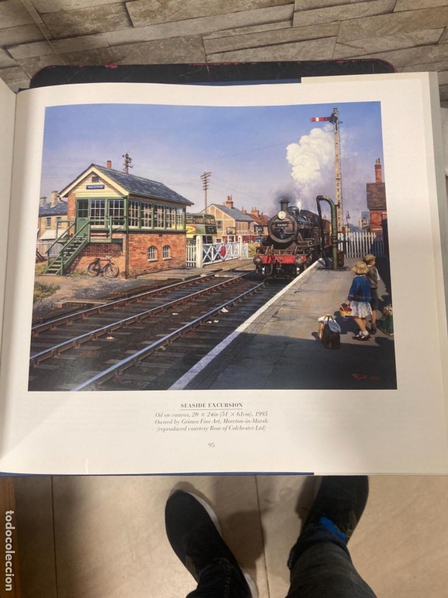 Libros de segunda mano: Magnifico libro de trenes, en ingl&eacute;s - Foto 3