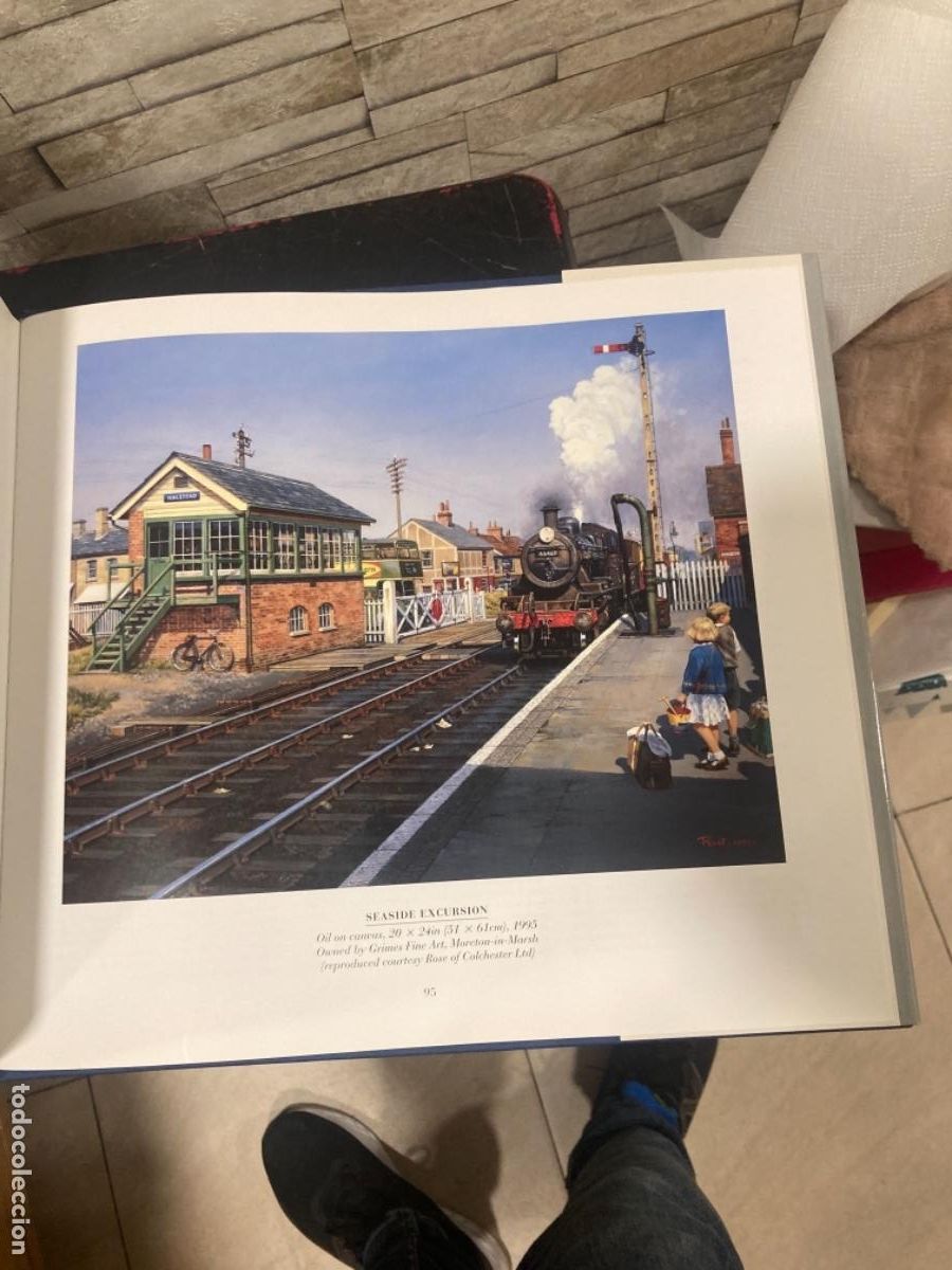 Libros de segunda mano: Magnifico libro de trenes, en ingl&eacute;s - Foto 4