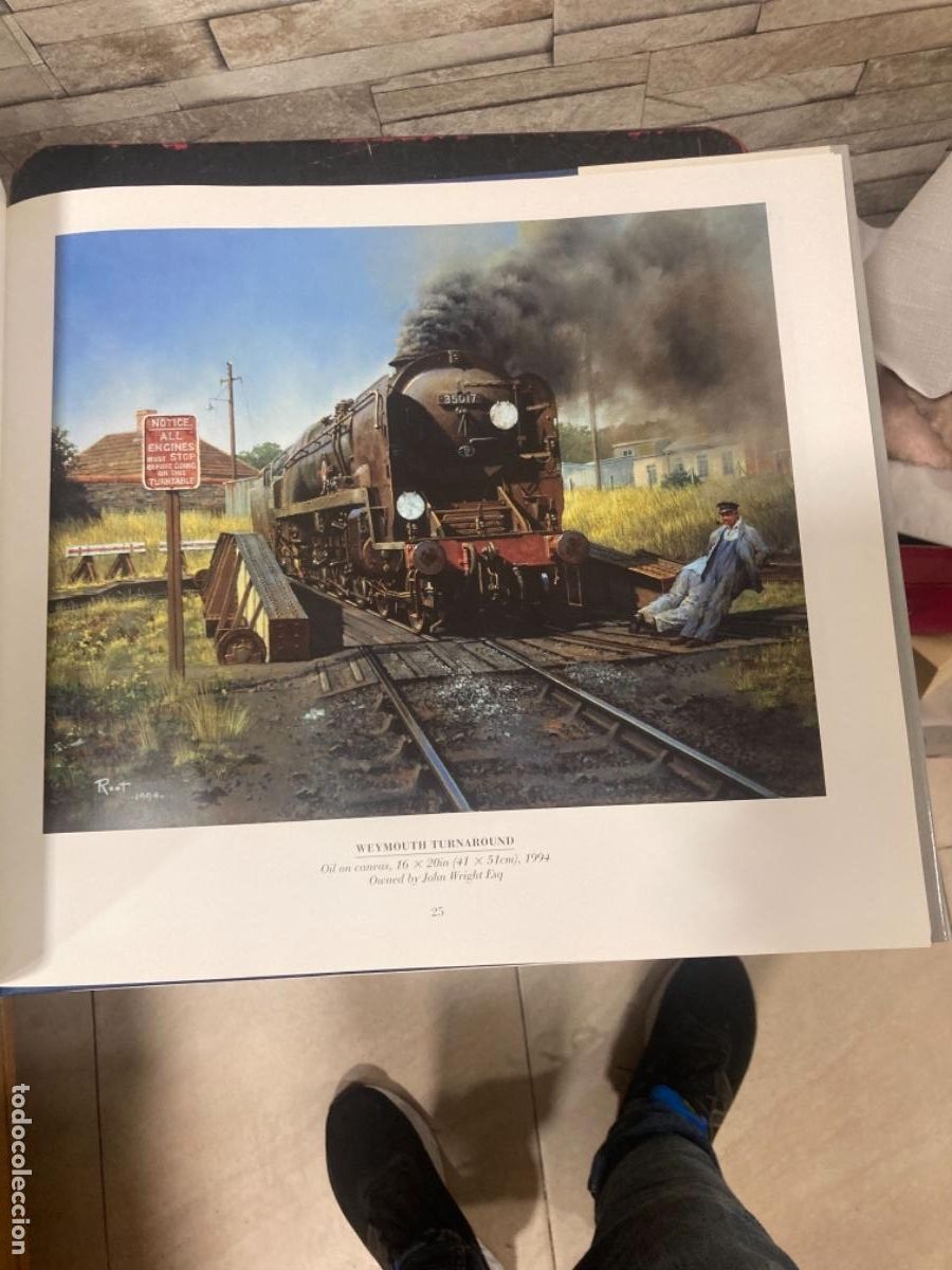 Libros de segunda mano: Magnifico libro de trenes, en ingl&eacute;s - Foto 5