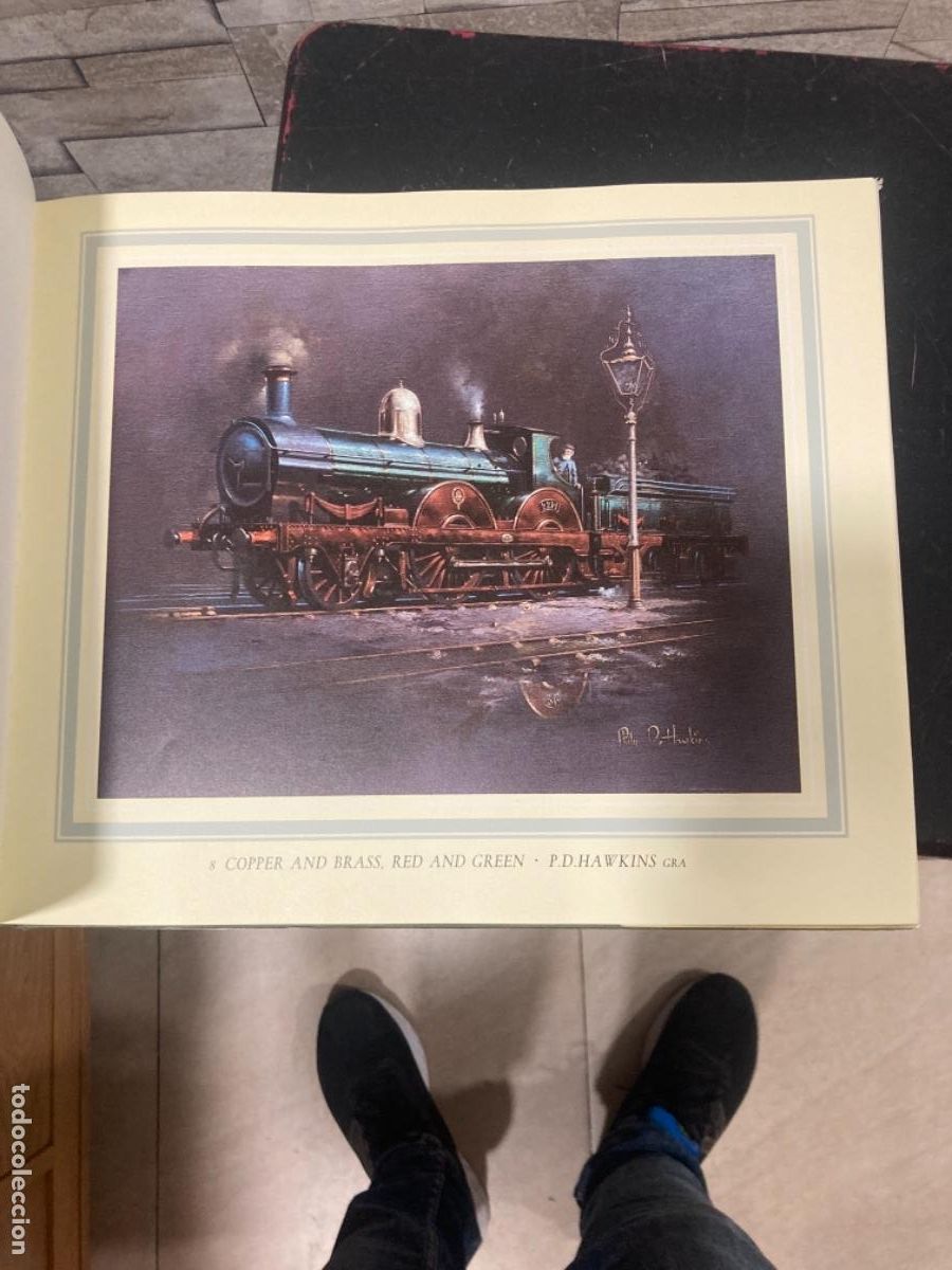 Libros de segunda mano: Magnifico libro de trenes, en ingl&eacute;s - Foto 3