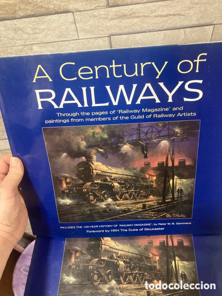 Libros de segunda mano: Lote de 2 libros de trenes en ingl&eacute;s - Foto 2