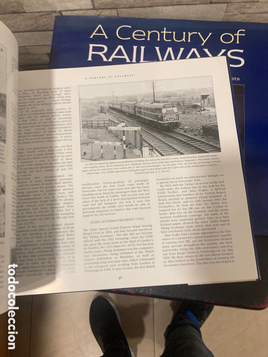 Libros de segunda mano: Lote de 2 libros de trenes en ingl&eacute;s - Foto 7
