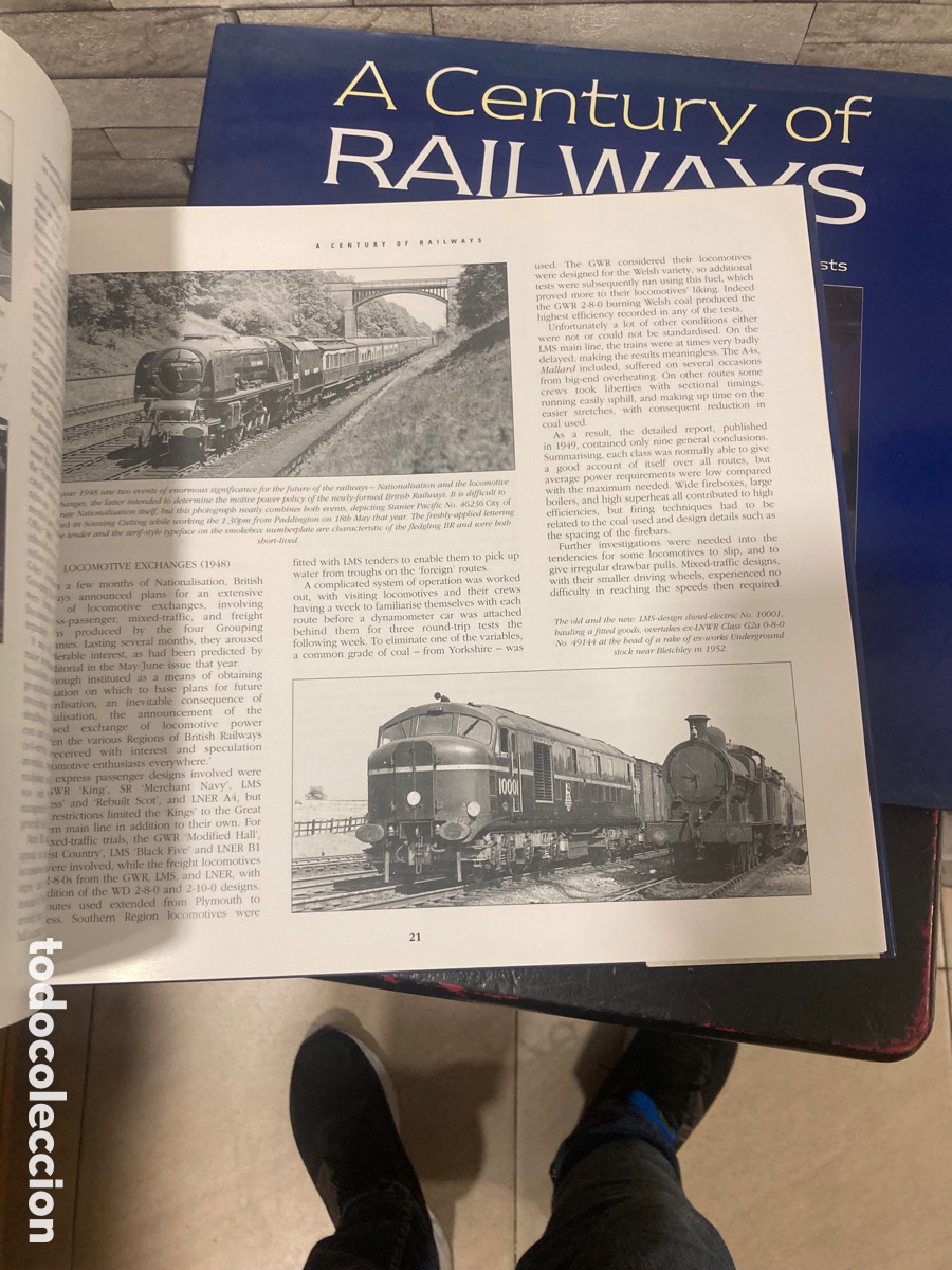 Libros de segunda mano: Lote de 2 libros de trenes en ingl&eacute;s - Foto 8