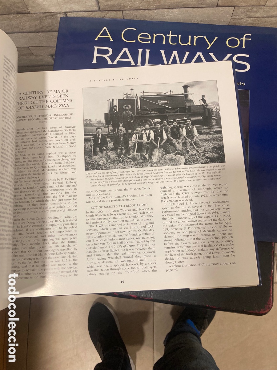 Libros de segunda mano: Lote de 2 libros de trenes en ingl&eacute;s - Foto 9