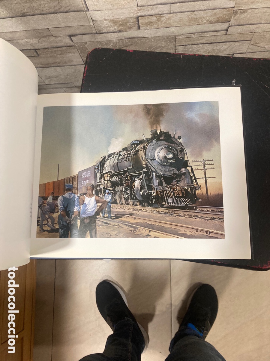 Libros de segunda mano: Magnifico libro en ingl&eacute;s tem&aacute;tica trenes - Foto 5
