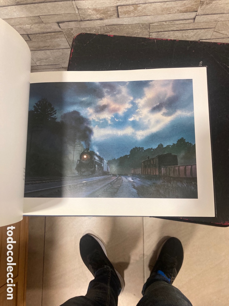 Libros de segunda mano: Magnifico libro en ingl&eacute;s tem&aacute;tica trenes - Foto 7