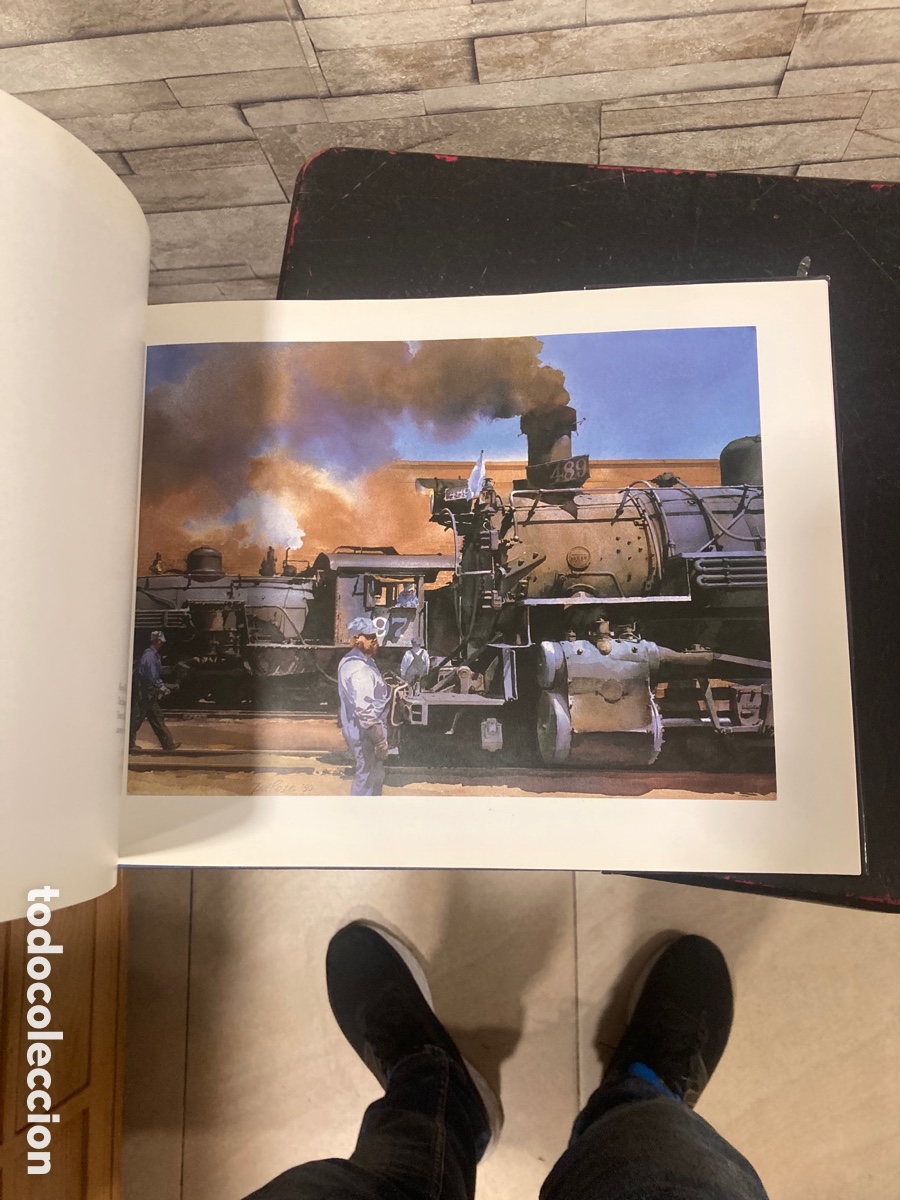 Libros de segunda mano: Magnifico libro en ingl&eacute;s tem&aacute;tica trenes - Foto 11