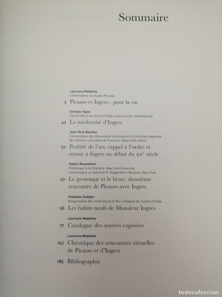Libros de segunda mano: PICASSO. INGRES (CATALOGUE EXPOSITION 2004) - Foto 3