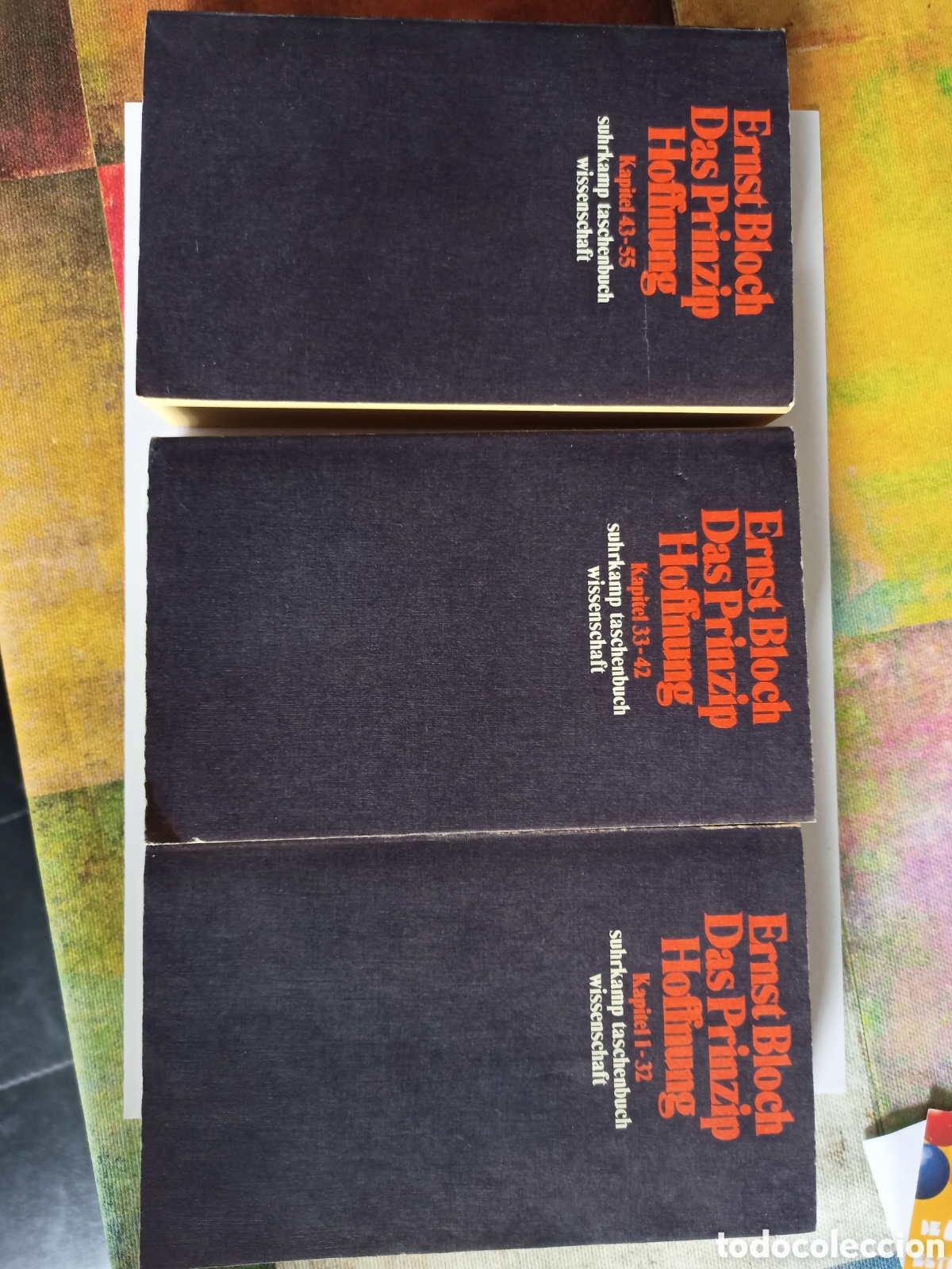 das prinzip hoffnung. 3 volúmenes. ernest bloch - Compra venta en