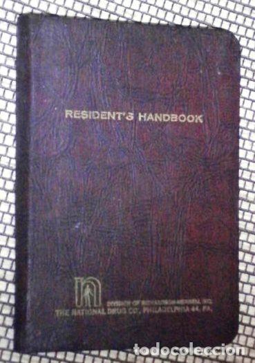 Libros de segunda mano: Resident's Handbook / Agenda M&eacute;dicos Residentes USA / Philadelphia PA 1963