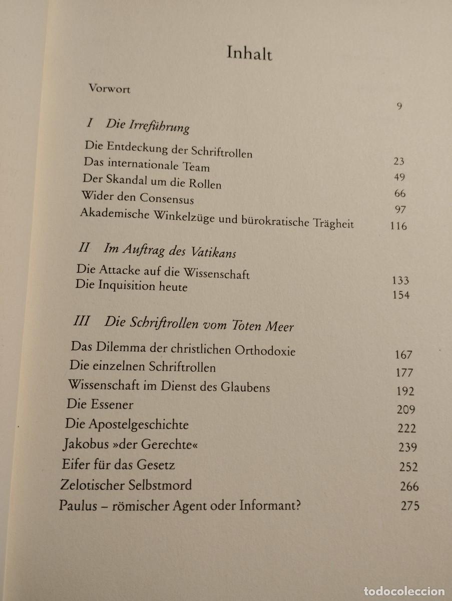 Libros de segunda mano: VERSCHLUSSSACHE JESUS (MICHAEL BAIGENT / RICHARD LEIGH) - Foto 3