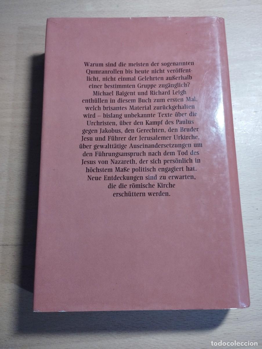 Libros de segunda mano: VERSCHLUSSSACHE JESUS (MICHAEL BAIGENT / RICHARD LEIGH) - Foto 12