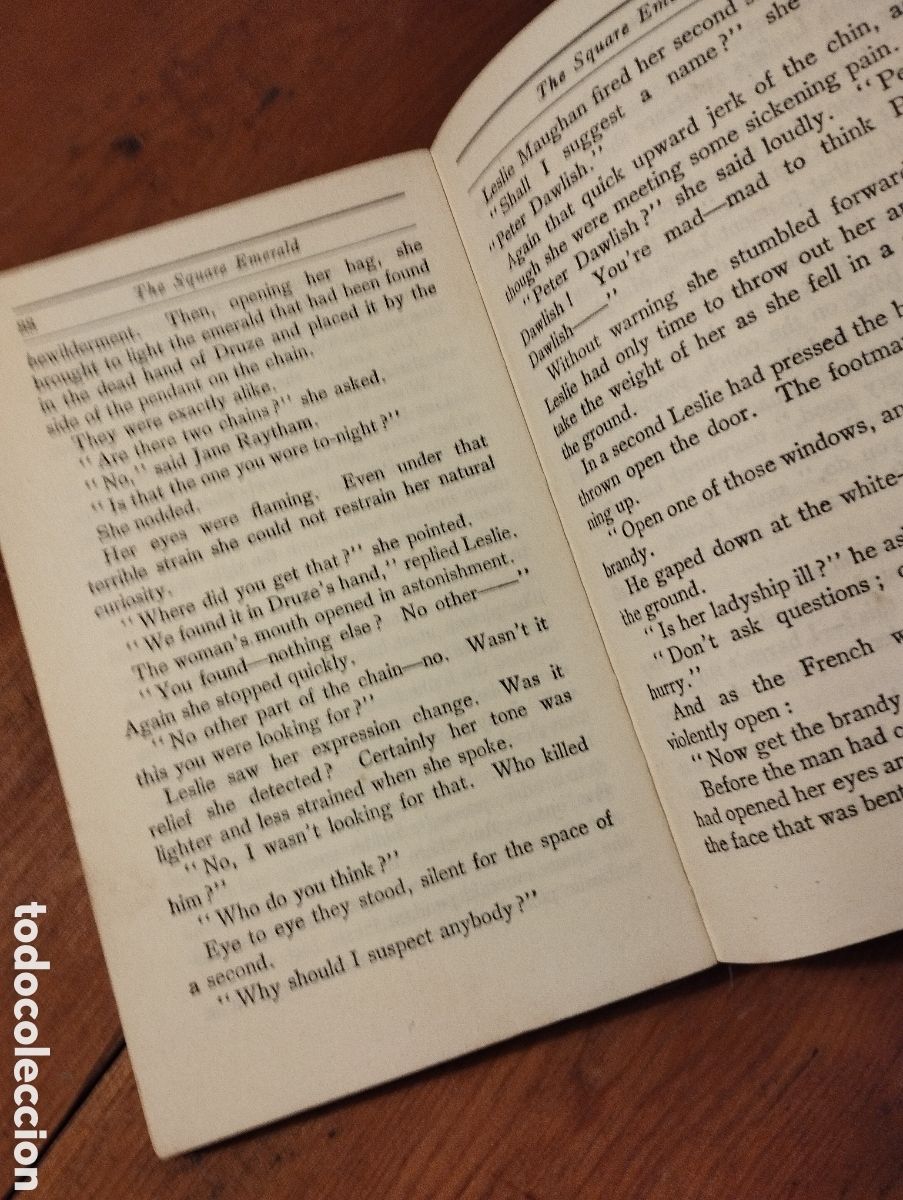 Libros de segunda mano: The square emerald by Edward Wallace. - Foto 5
