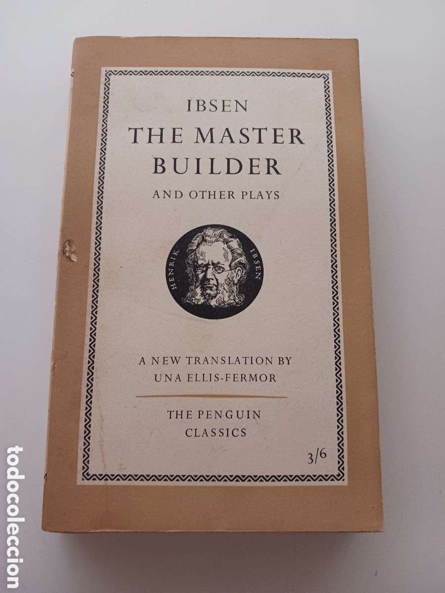 Libros de segunda mano: The master builder, Ibsen, 1958 ingl&eacute;s - Foto 1