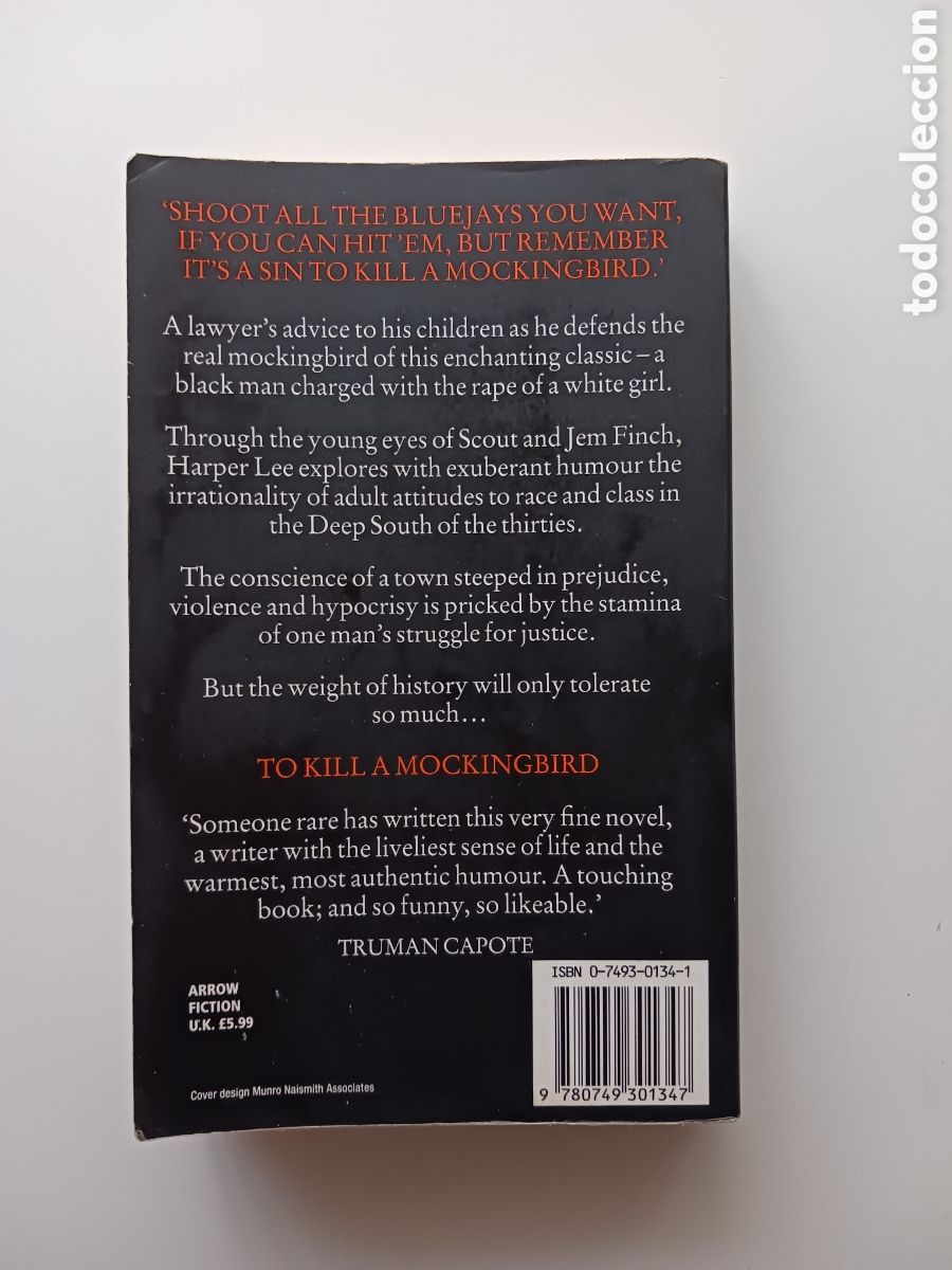 Libros de segunda mano: To kill a mocking-bird Harper Lee 1997 ingl&eacute;s - Foto 2