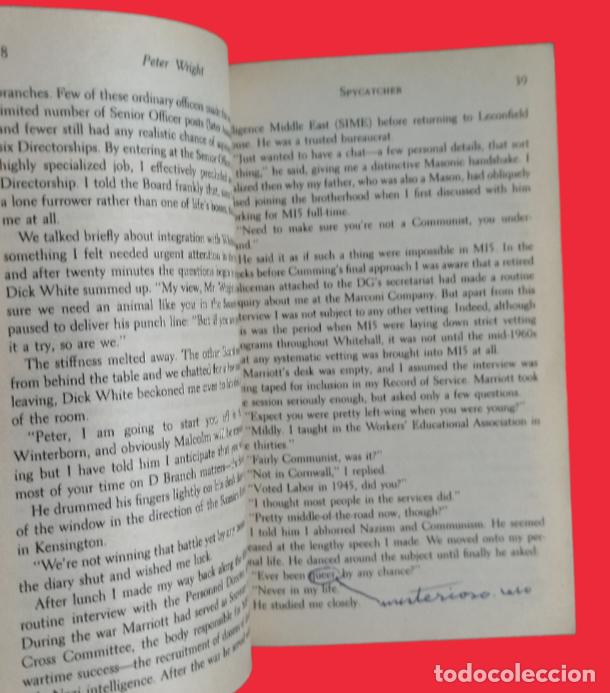 Libros de segunda mano: Spy catcher. Peter Wright. Adel Books. - Foto 4