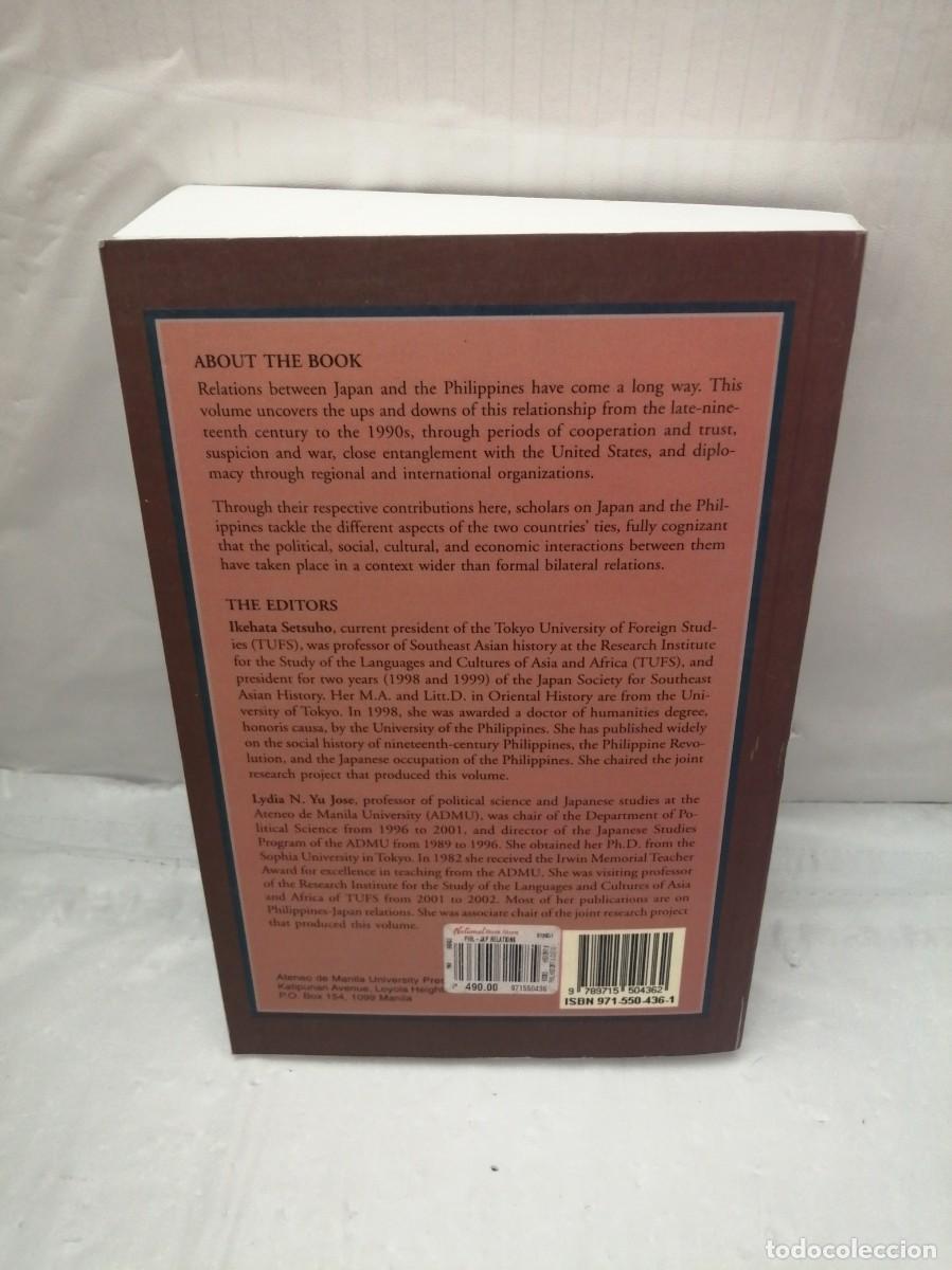 Libros de segunda mano: PHILIPPINES-JAPAN: RELATIONS - Foto 2