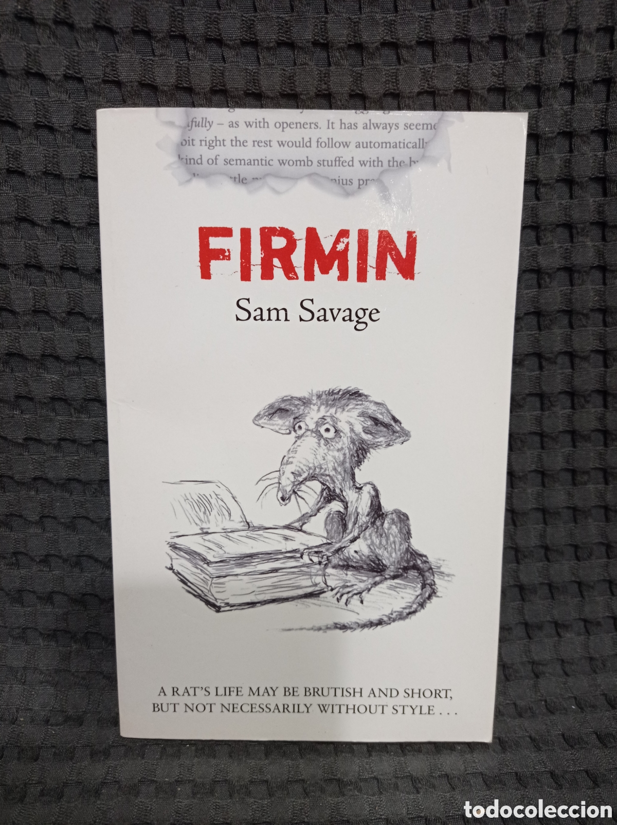 Libros de segunda mano: Firmin (Sam Savage) en ingles - Foto 2