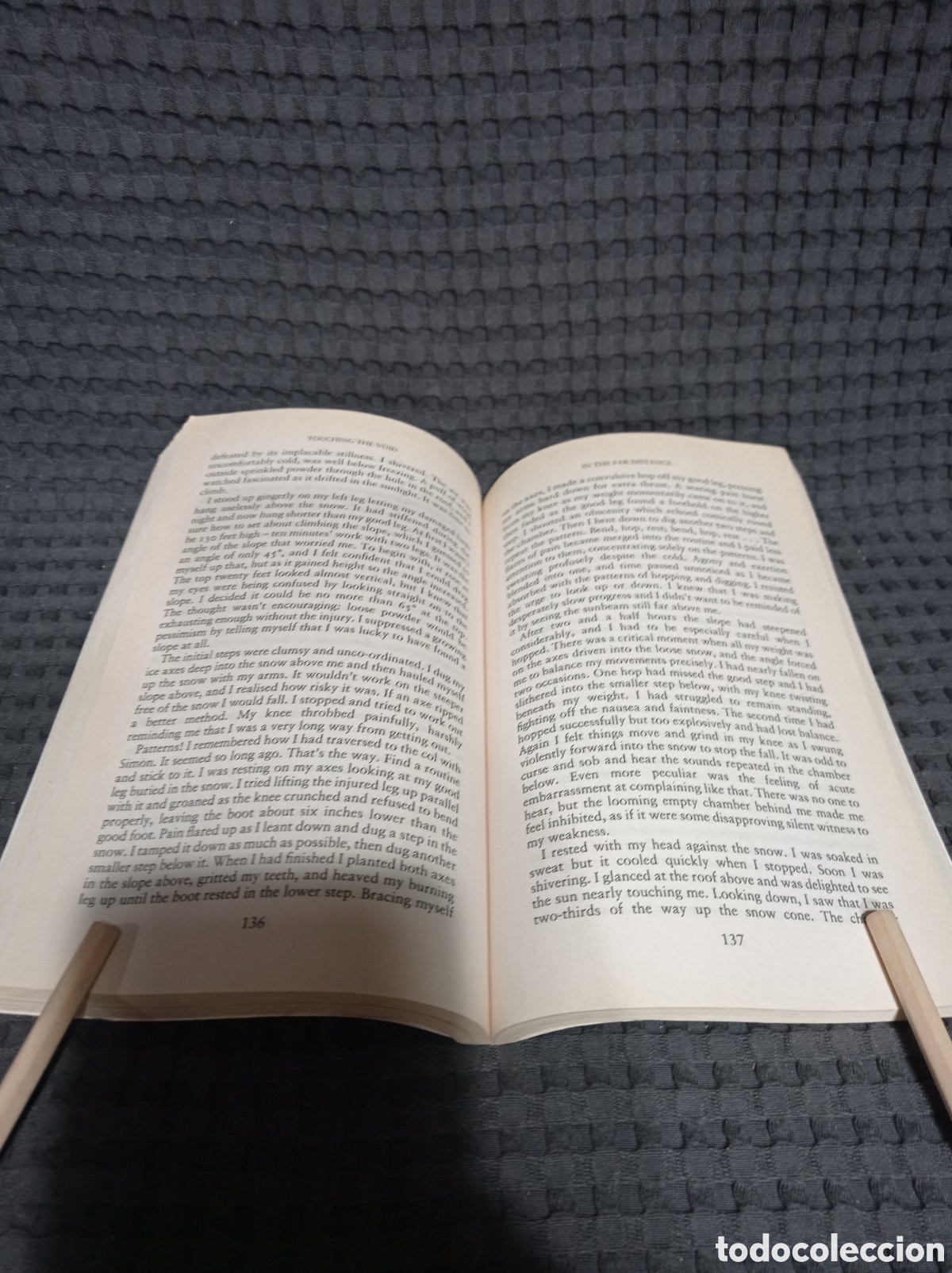 Libros de segunda mano: Touching the void (Joe Simpson) - Foto 4