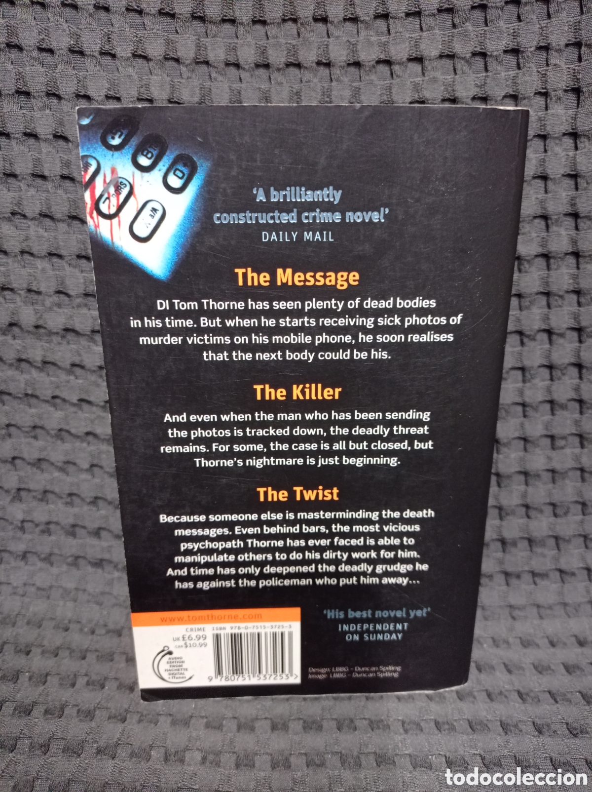Libros de segunda mano: Death Message (Mark Billingham) - Foto 3