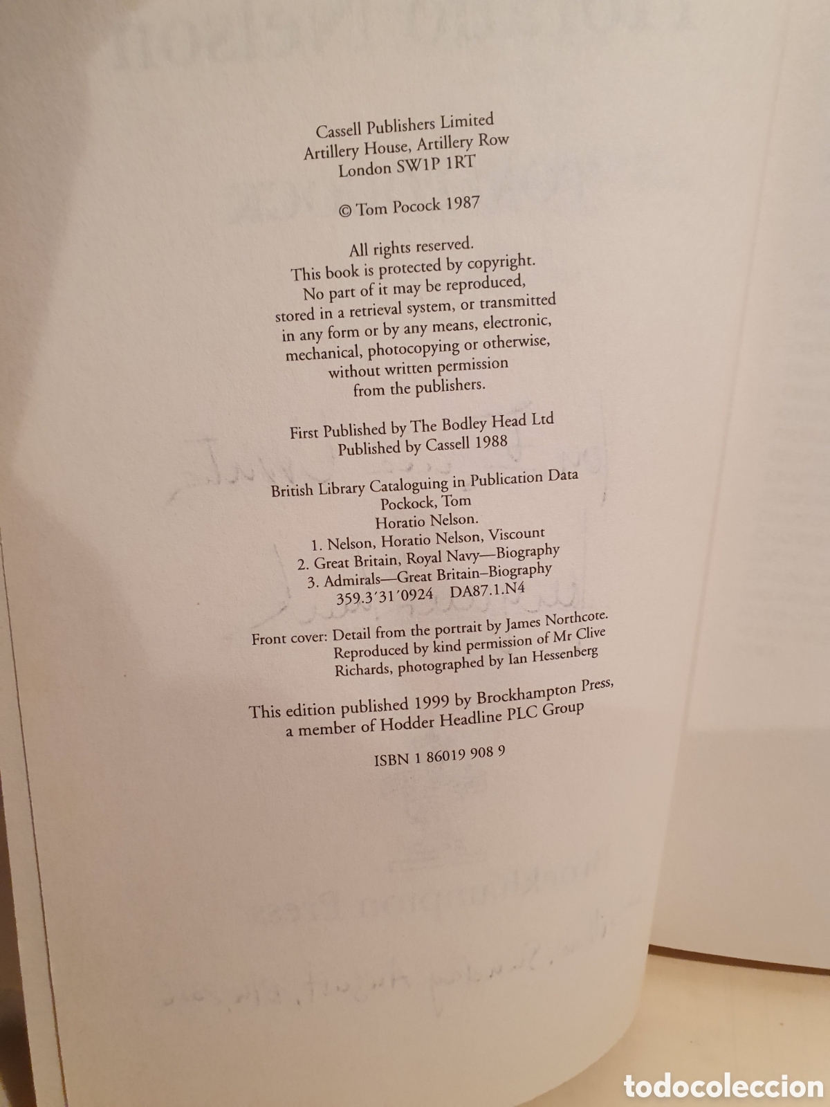 Libros de segunda mano: HORATIO NELSON. TOM POCOCK. BROCKHAMPTON PREES. 1987. - Foto 6