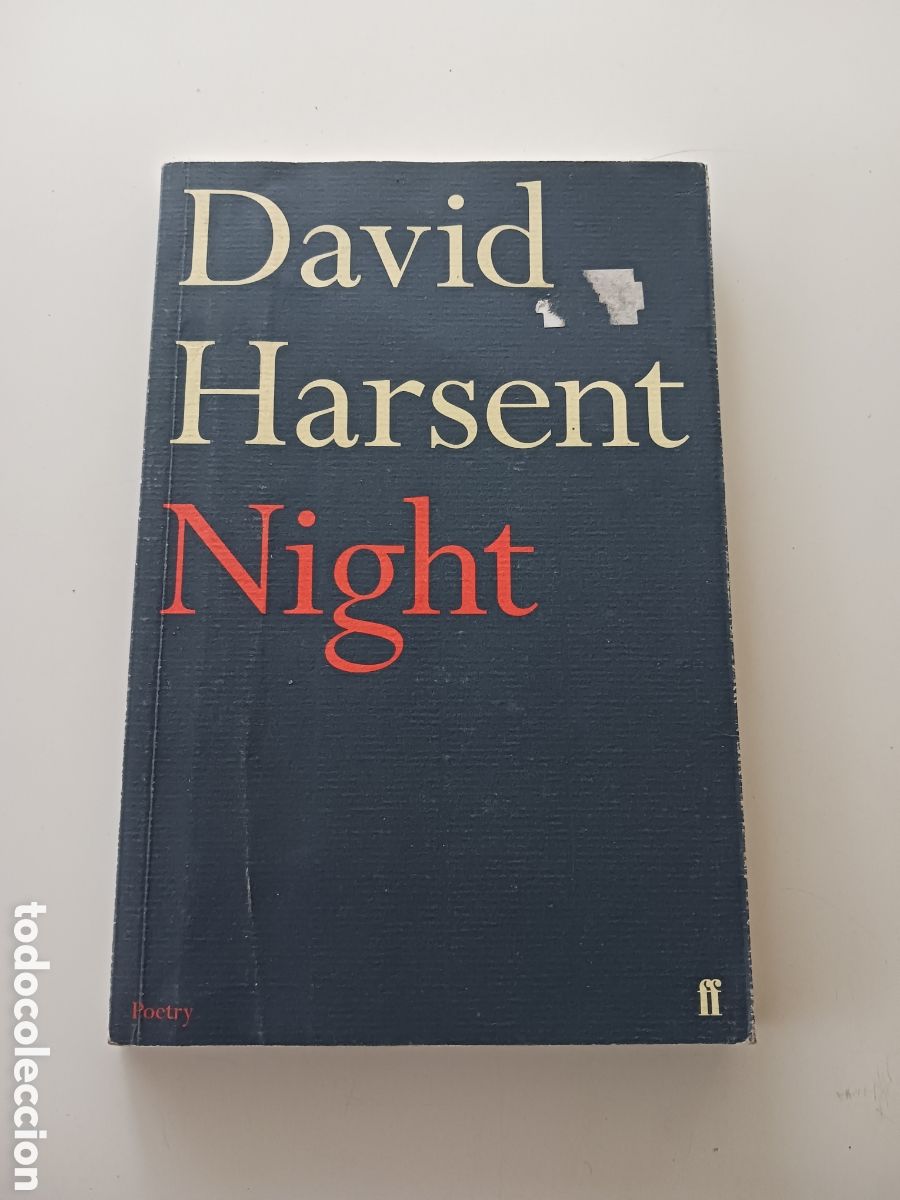 Libros de segunda mano: Night, David Harsent 2011 ingl&eacute;s - Foto 1