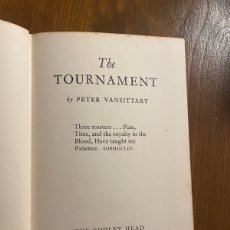 Libros de segunda mano: THE TOURNAMENT BY PETER VANSITTART 1959 THE BODLEY HEAD