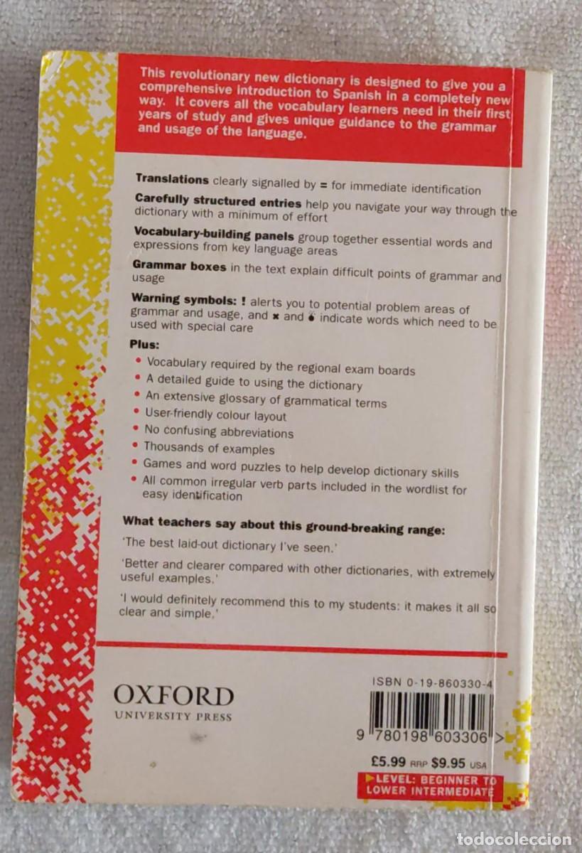Libros de segunda mano: Spanish Dictionary. - Foto 3