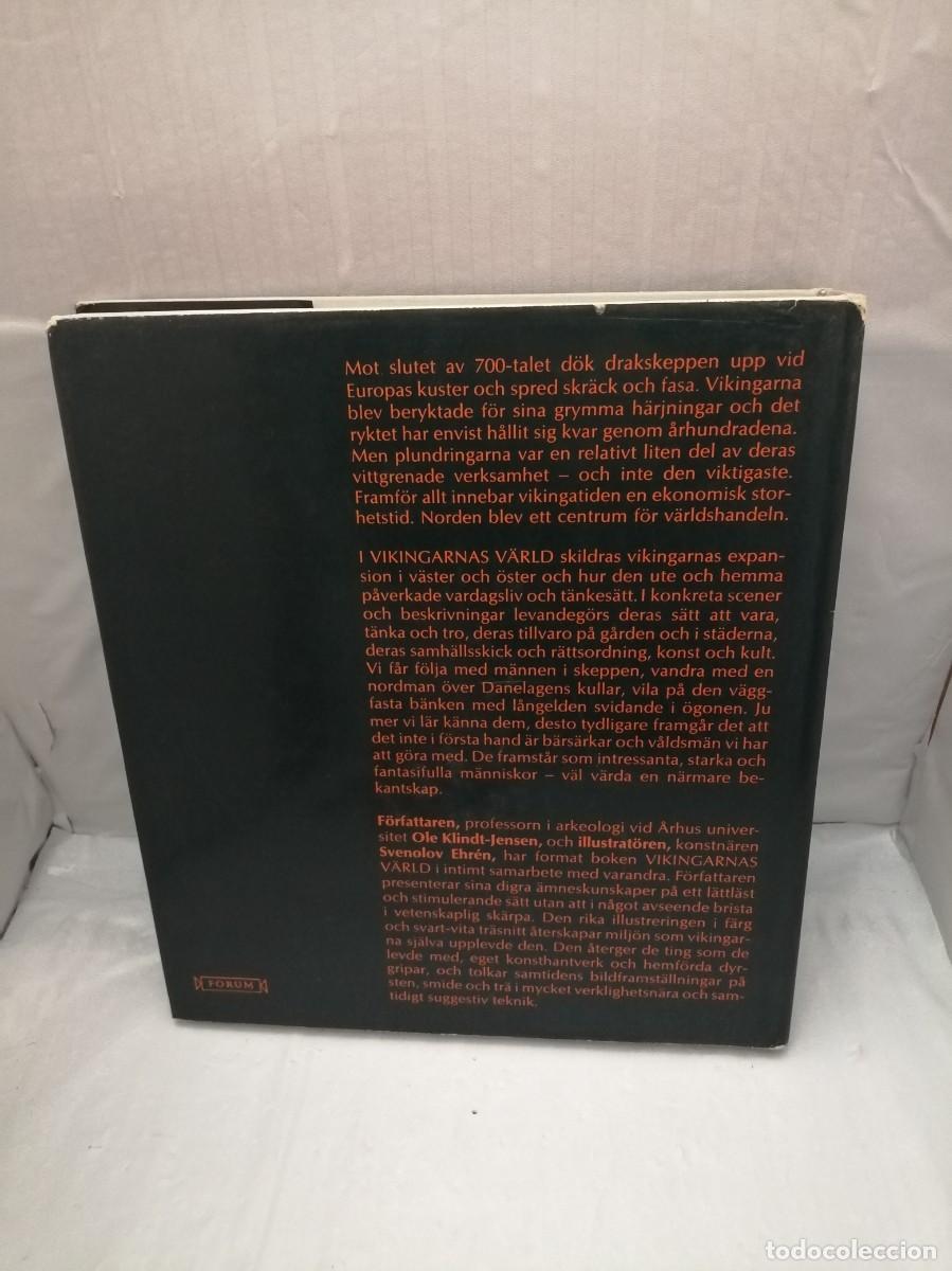 Libros de segunda mano: VIKINGARNAS V&Auml;RLD (FIRST EDITION, HARDCOVER) - Foto 2
