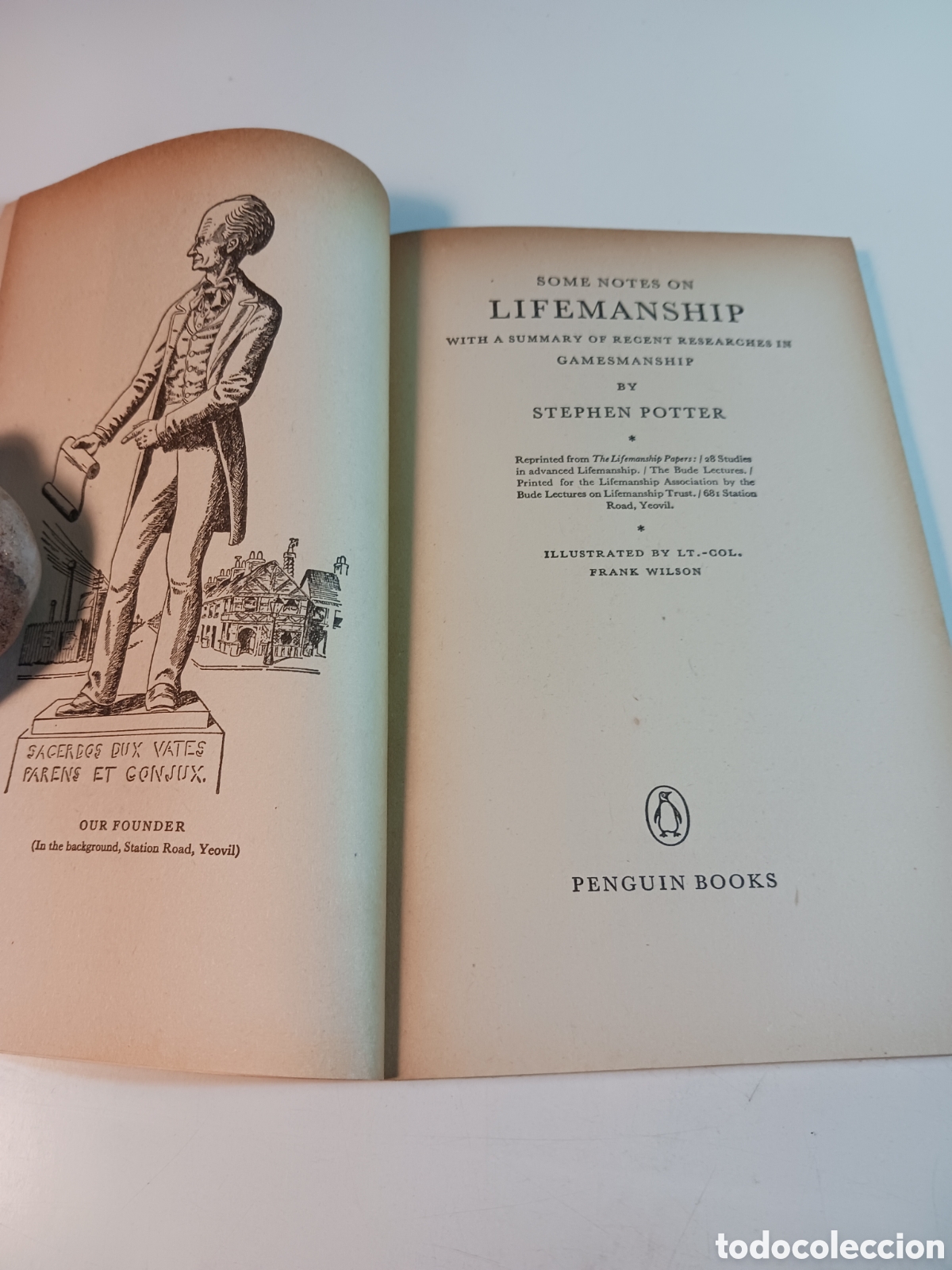 Libros de segunda mano: Some notes on lifemanship Stephen Potter 1964 ingl&eacute;s - Foto 2