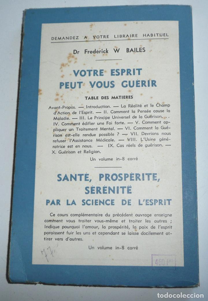 Libros de segunda mano: Introduction &agrave; la science de lesprit - T. Troward (&Eacute;ditions Dangles, 1957) - Foto 2