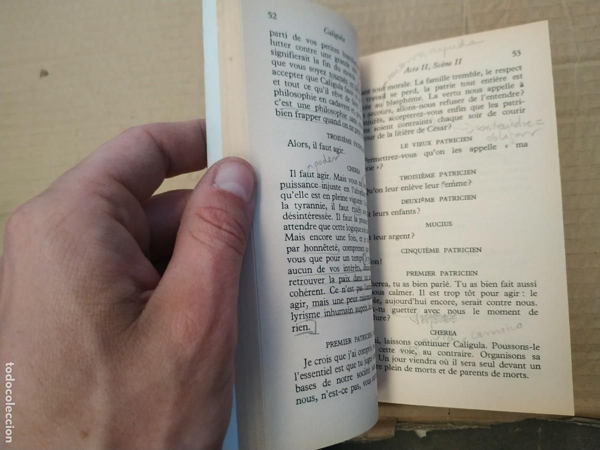 Libros de segunda mano: Cal&iacute;gula - Camus. En franc&eacute;s - Foto 4