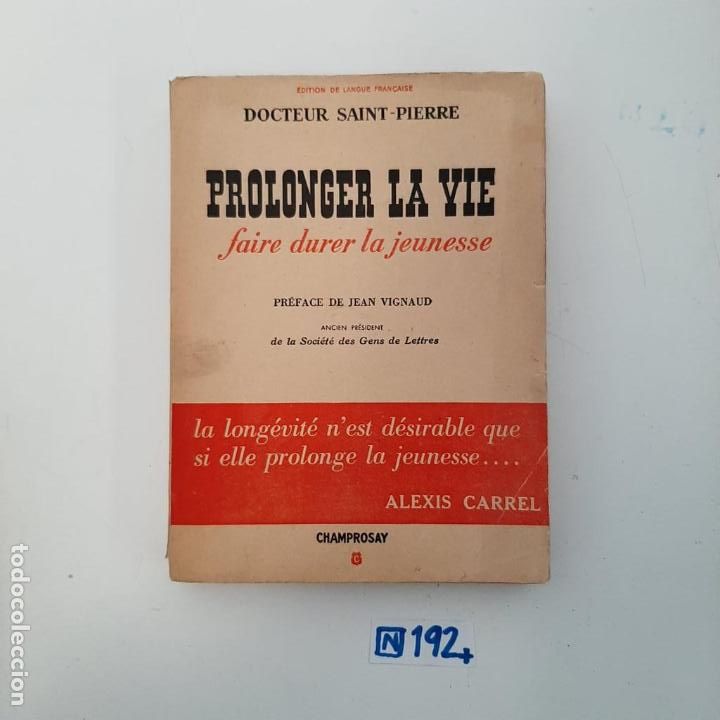Libros de segunda mano: Prolonger la vie - Foto 1