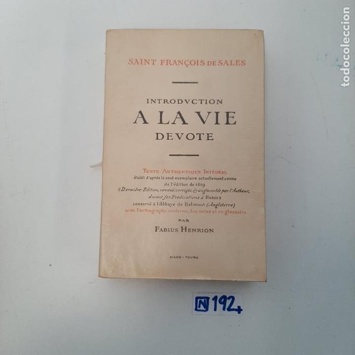 Libros de segunda mano: A la vie devote - Foto 1