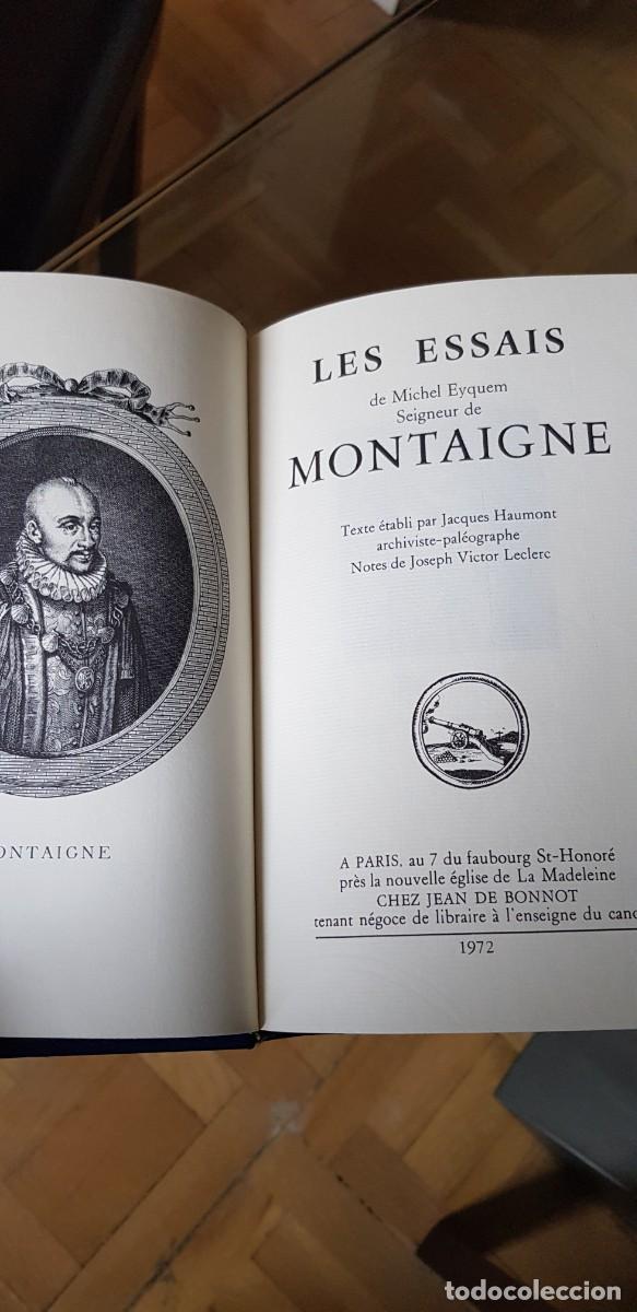 Libros de segunda mano: Montaigne - Les Essais - Foto 3