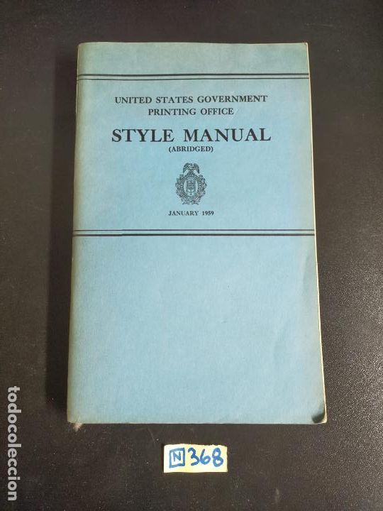 Libros de segunda mano: Style Manual - Foto 1
