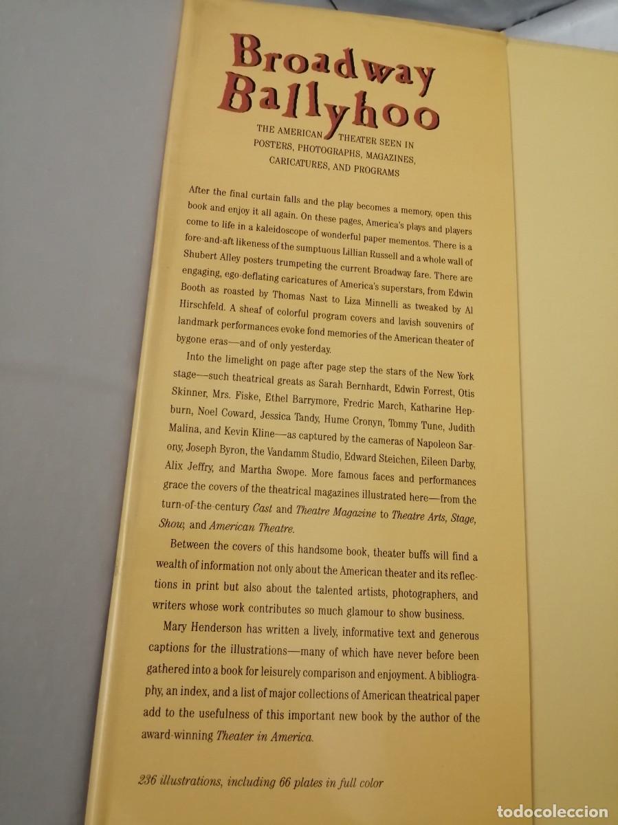 Libros de segunda mano: BROADWAY BALLYHOO (FIRST EDITION, HARDCOVER) - Foto 11