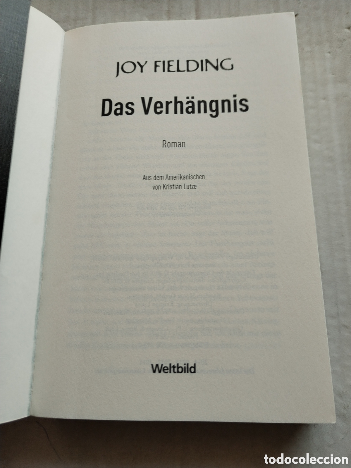 Libros de segunda mano: DAS VERHANGNIS/JOY FIELDING - Foto 2