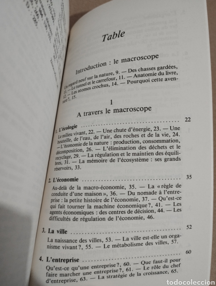 Libros de segunda mano: LE MACROSCOPE VERS UNE VISION GLOBALE (JO&Euml;L DE ROSNAY) - Foto 3