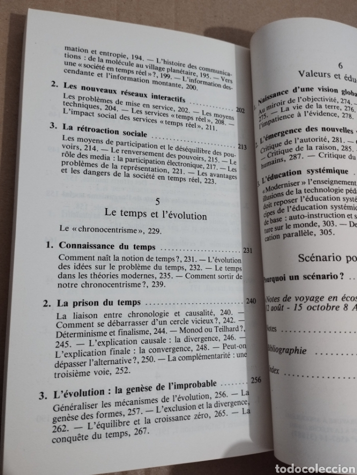 Libros de segunda mano: LE MACROSCOPE VERS UNE VISION GLOBALE (JO&Euml;L DE ROSNAY) - Foto 6