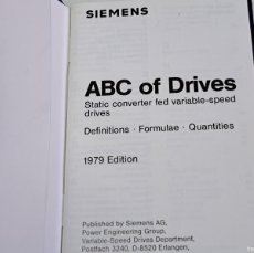 Libros de segunda mano: LIBRO ABC OF DRIVES - 10 X 14.CM